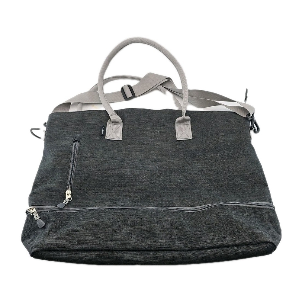 LL Bean Wayside II Womens Tote Bag Gray Large